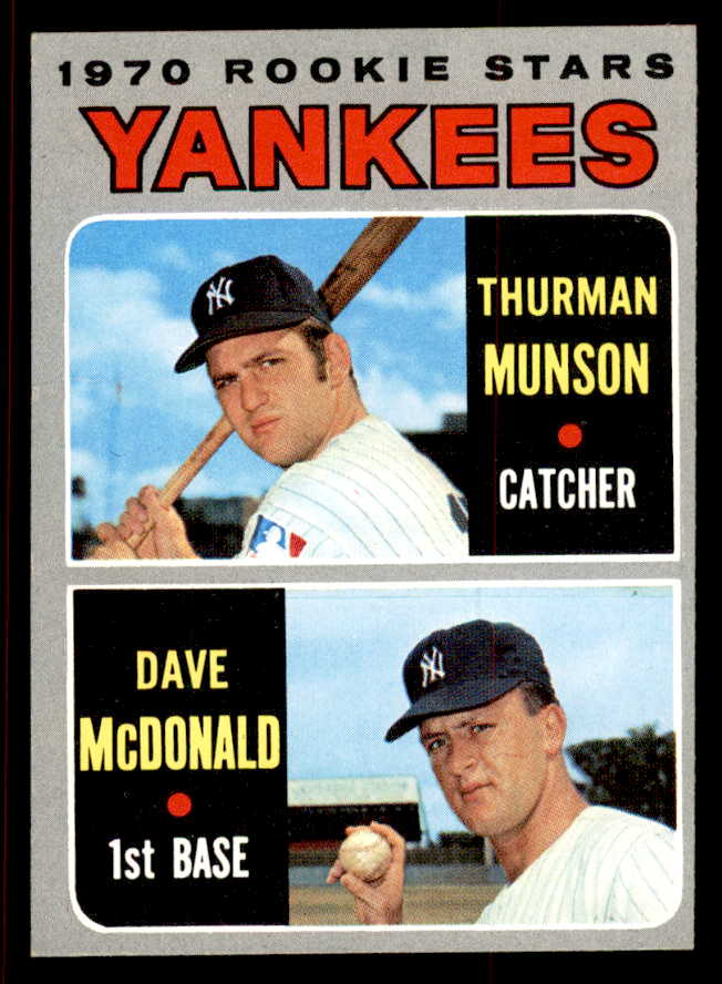 1970 Topps Baseball #189 Thurman Munson Yankees EX+/EX-MT 545607