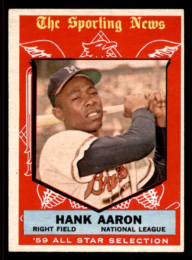 1959 Topps Baseball #561 Hank Aaron A.S. Braves EX-MT 545628