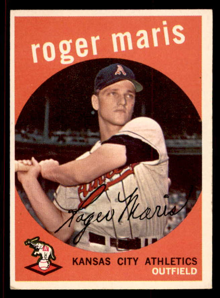 1959 Topps Baseball #202 Roger Maris A's EX-MT 545630