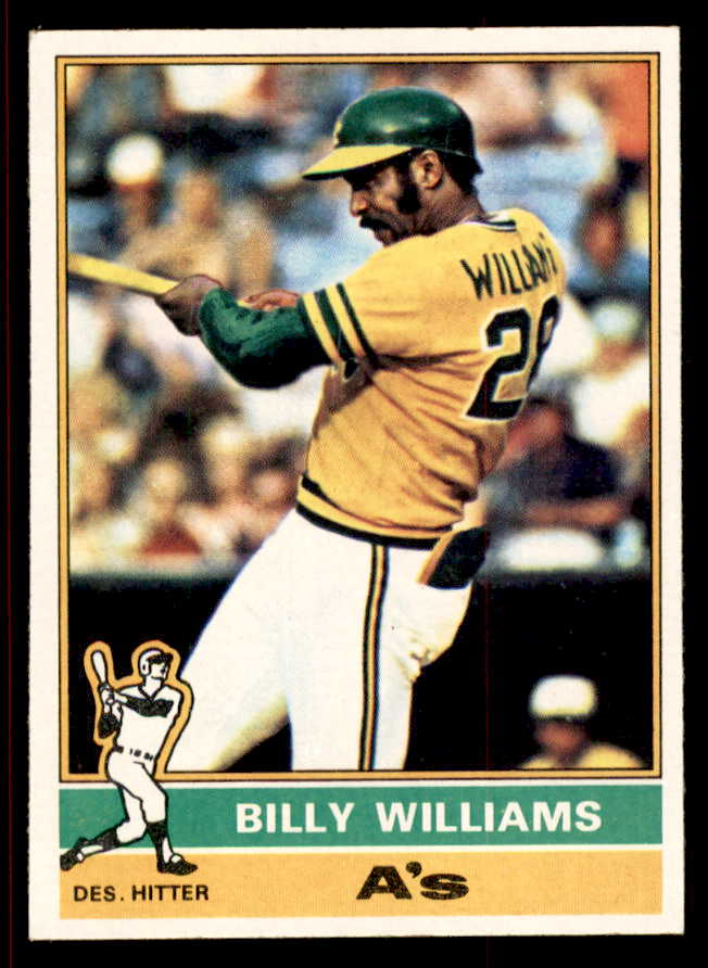 1976 Topps Baseball #525 Billy Williams A's EX-MT 545633