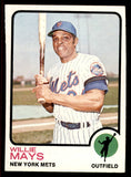 1973 Topps Baseball #305 Willie Mays Mets EX-MT 545640