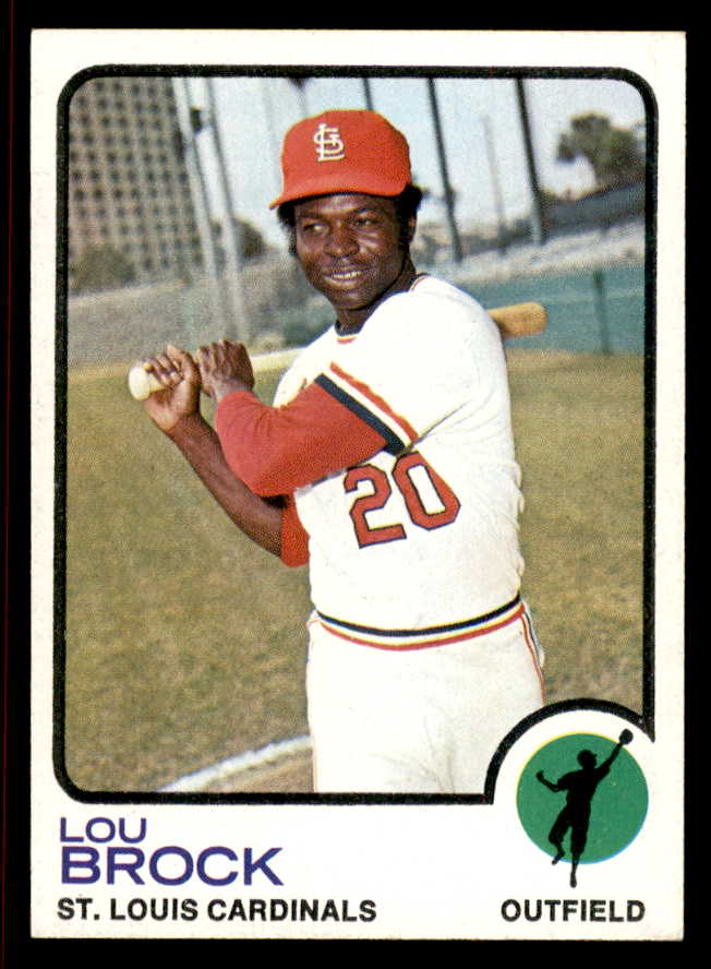 1973 Topps Baseball #320 Lou Brock Cardinals NR-MT 545641