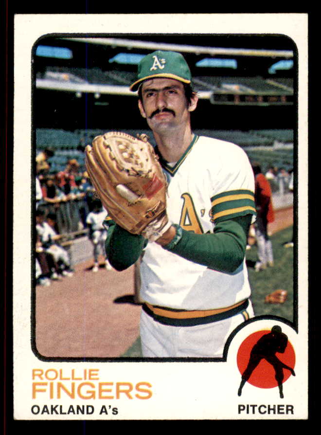 1973 Topps Baseball #084 Rollie Fingers A's EX-MT 545646