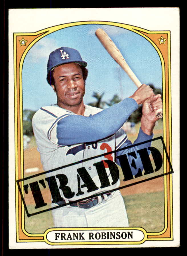 1972 Topps Baseball #754 Frank Robinson TR Dodgers EX 545649