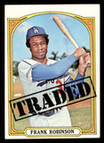 1972 Topps Baseball #754 Frank Robinson TR Dodgers EX 545649