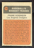 1972 Topps Baseball #754 Frank Robinson TR Dodgers EX 545649