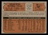 1972 Topps Baseball #595 Nolan Ryan Angels EX-MT 545652