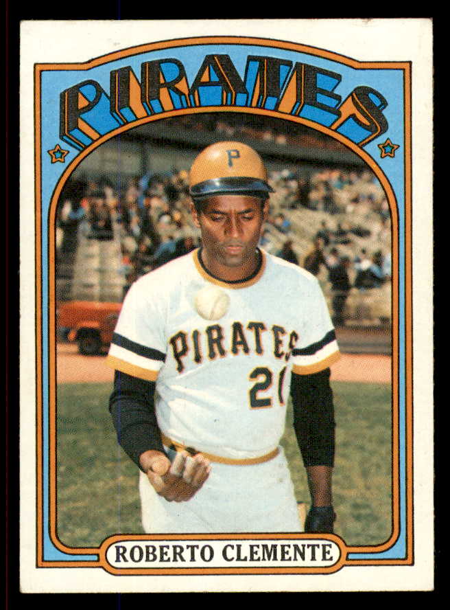 1972 Topps Baseball #309 Roberto Clemente Pirates EX+/EX-MT 545653