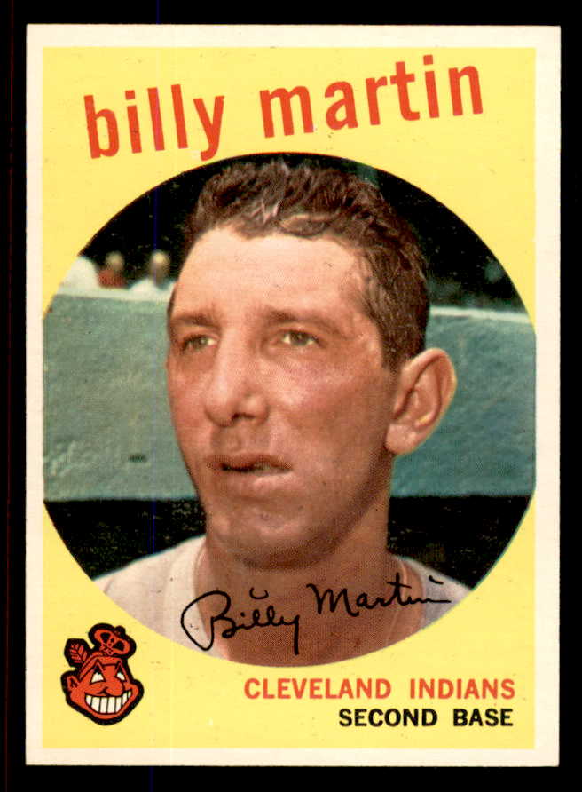 1959 Topps Baseball #295 Billy Martin Indians NR-MT 545658