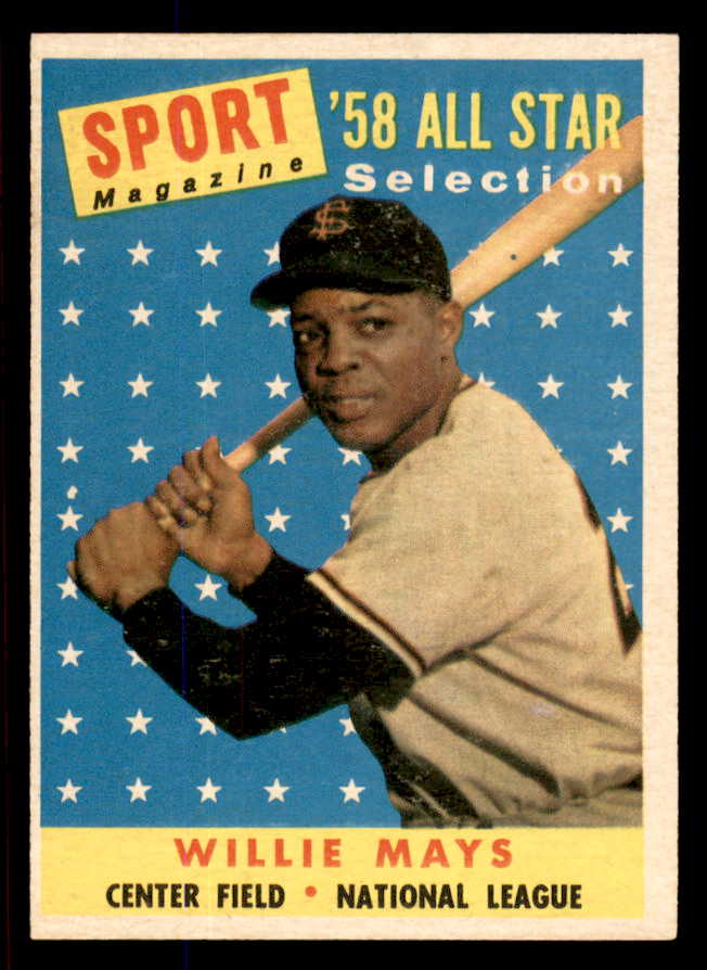 1958 Topps Baseball #486 Willie Mays A.S. Giants EX-MT 545661