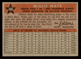 1958 Topps Baseball #486 Willie Mays A.S. Giants EX-MT 545661