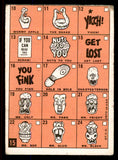 1966 Topps Football #015 Funny Ring Checklist Good 545672