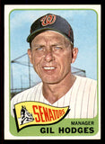 1965 Topps Baseball #099 Gil Hodges Senators NR-MT 545680