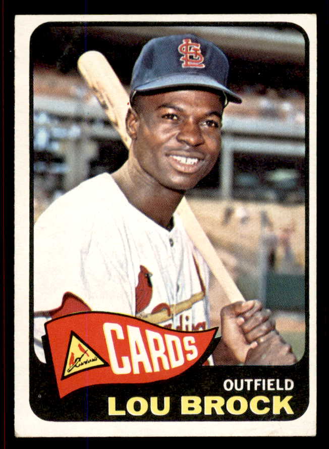 1965 Topps Baseball #540 Lou Brock Cardinals EX 545685