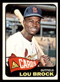 1965 Topps Baseball #540 Lou Brock Cardinals EX 545685