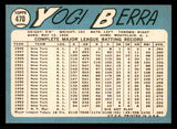 1965 Topps Baseball #470 Yogi Berra Mets EX-MT 545687