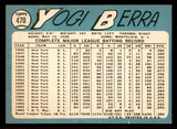 1965 Topps Baseball #470 Yogi Berra Mets NR-MT 545688