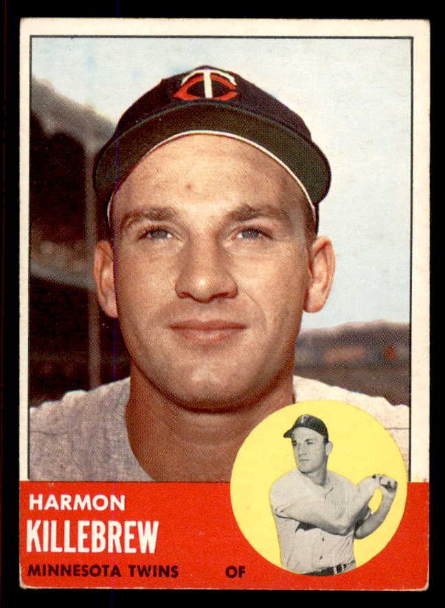1963 Topps Baseball #500 Harmon Killebrew Twins VG-EX 545691