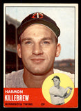 1963 Topps Baseball #500 Harmon Killebrew Twins VG-EX 545691