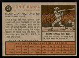1962 Topps Baseball #025 Ernie Banks Cubs EX-MT 545701