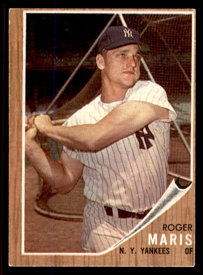 1962 Topps Baseball #001 Roger Maris Yankees VG-EX 545709