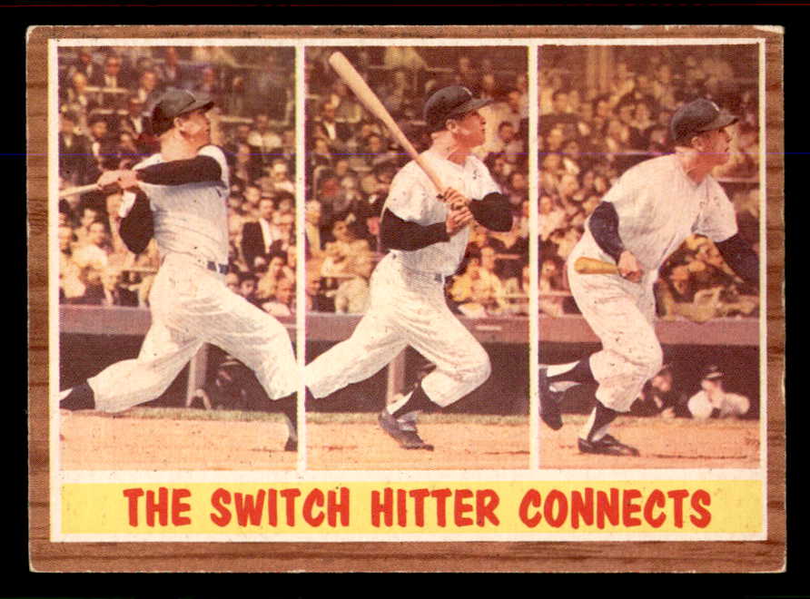 1962 Topps Baseball #318 Mickey Mantle IA Yankees VG-EX 545711