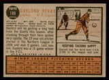 1962 Topps Baseball #199 Gaylord Perry Giants EX-MT 545712