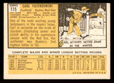 1963 Topps Baseball #115 Carl Yastrzemski Red Sox EX+/EX-MT 545714