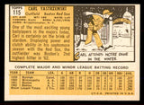 1963 Topps Baseball #115 Carl Yastrzemski Red Sox EX+/EX-MT 545715