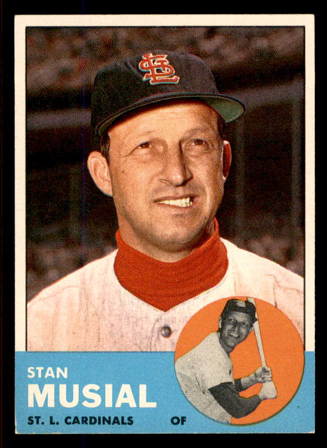 1963 Topps Baseball #250 Stan Musial Cardinals EX+/EX-MT 545719