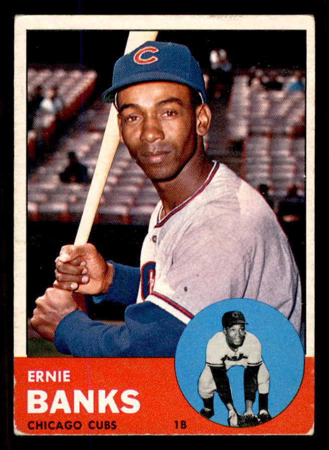1963 Topps Baseball #380 Ernie Banks Cubs VG-EX 545723