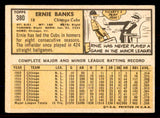 1963 Topps Baseball #380 Ernie Banks Cubs VG-EX 545723