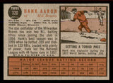 1962 Topps Baseball #320 Hank Aaron Braves EX-MT 545725