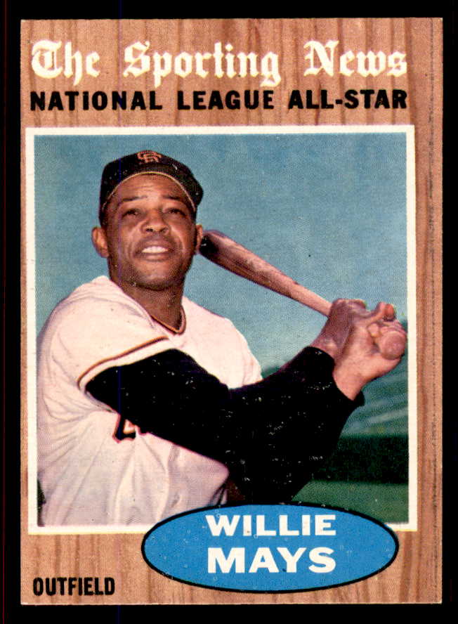 1962 Topps Baseball #395 Willie Mays A.S. Giants NR-MT 545726