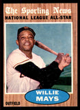 1962 Topps Baseball #395 Willie Mays A.S. Giants NR-MT 545726