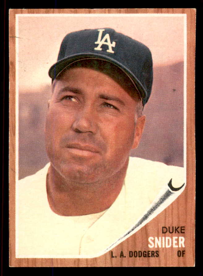 1962 Topps Baseball #500 Duke Snider Dodgers EX-MT 545727