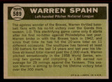 1961 Topps Baseball #589 Warren Spahn A.S. Braves NR-MT 545729