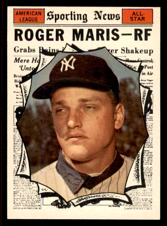 1961 Topps Baseball #576 Roger Maris A.S. Yankees NR-MT 545730