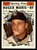 1961 Topps Baseball #576 Roger Maris A.S. Yankees NR-MT 545730