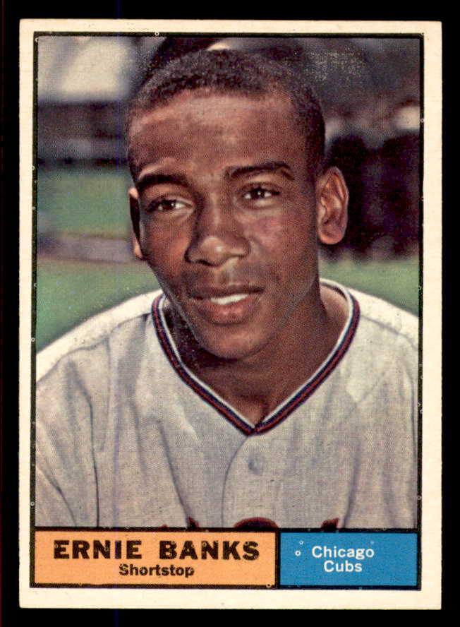 1961 Topps Baseball #350 Ernie Banks Cubs EX-MT 545731