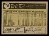1961 Topps Baseball #150 Willie Mays Giants EX 545734