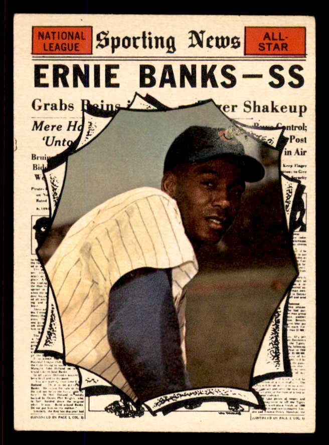 1961 Topps Baseball #575 Ernie Banks A.S. Cubs EX-MT 545736