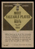 1961 Topps Baseball #482 Willie Mays MVP Giants EX+/EX-MT 545740