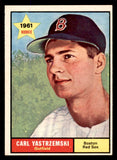 1961 Topps Baseball #287 Carl Yastrzemski Red Sox EX-MT 545742