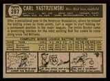 1961 Topps Baseball #287 Carl Yastrzemski Red Sox EX-MT 545742