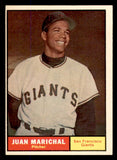 1961 Topps Baseball #417 Juan Marichal Giants EX-MT 545744