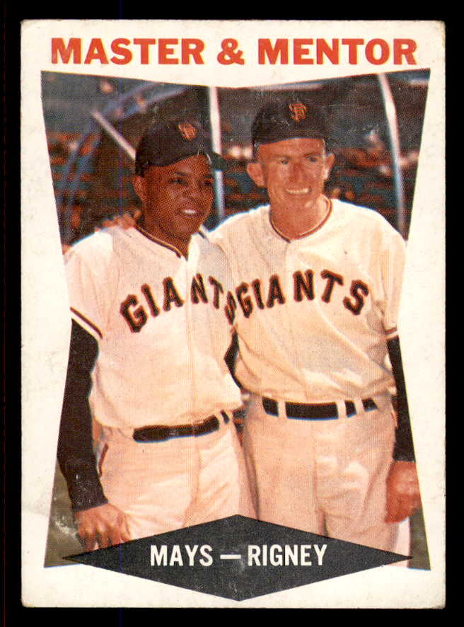 1960 Topps Baseball #007 Willie Mays Bill Rigney VG-EX 545752