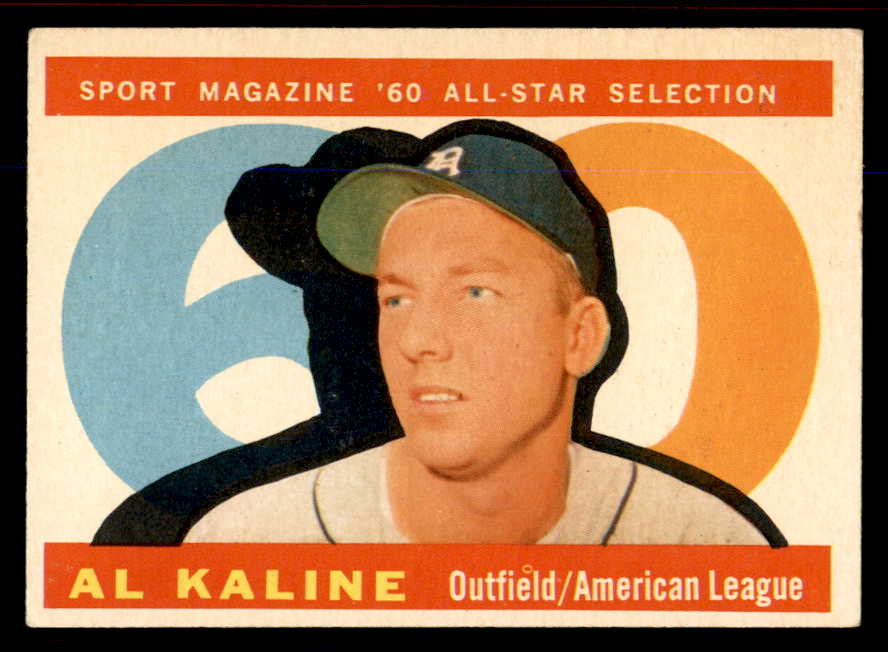 1960 Topps Baseball #561 Al Kaline A.S. Tigers EX 545753