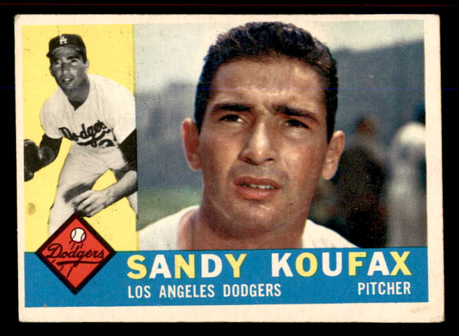 1960 Topps Baseball #343 Sandy Koufax Dodgers VG-EX 545756