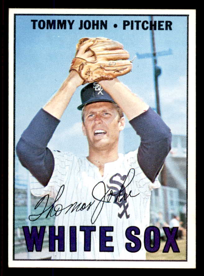 1967 Topps Baseball #609 Tommy John White Sox NR-MT 545761